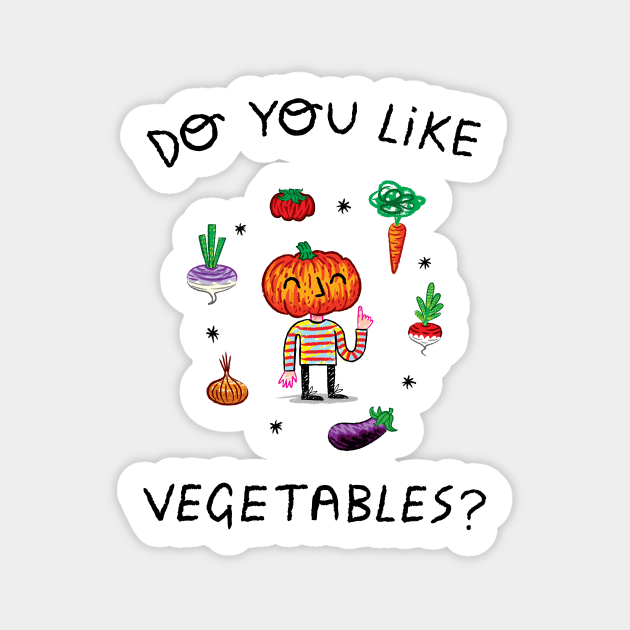 Do You Like Vegetables? Sticker by sonhouse5